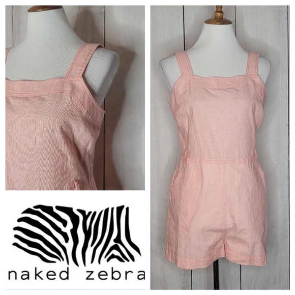 Naked‎ Zebra Orange Romper - Picture 1 of 11